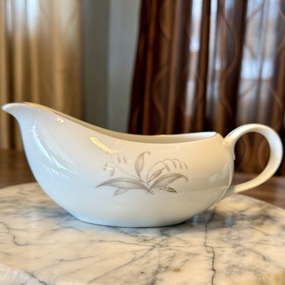 VTG 1960s 60s MCM Kaysons‎ Fine China Golden Rhapsody Gravy Boat Japan 86186
